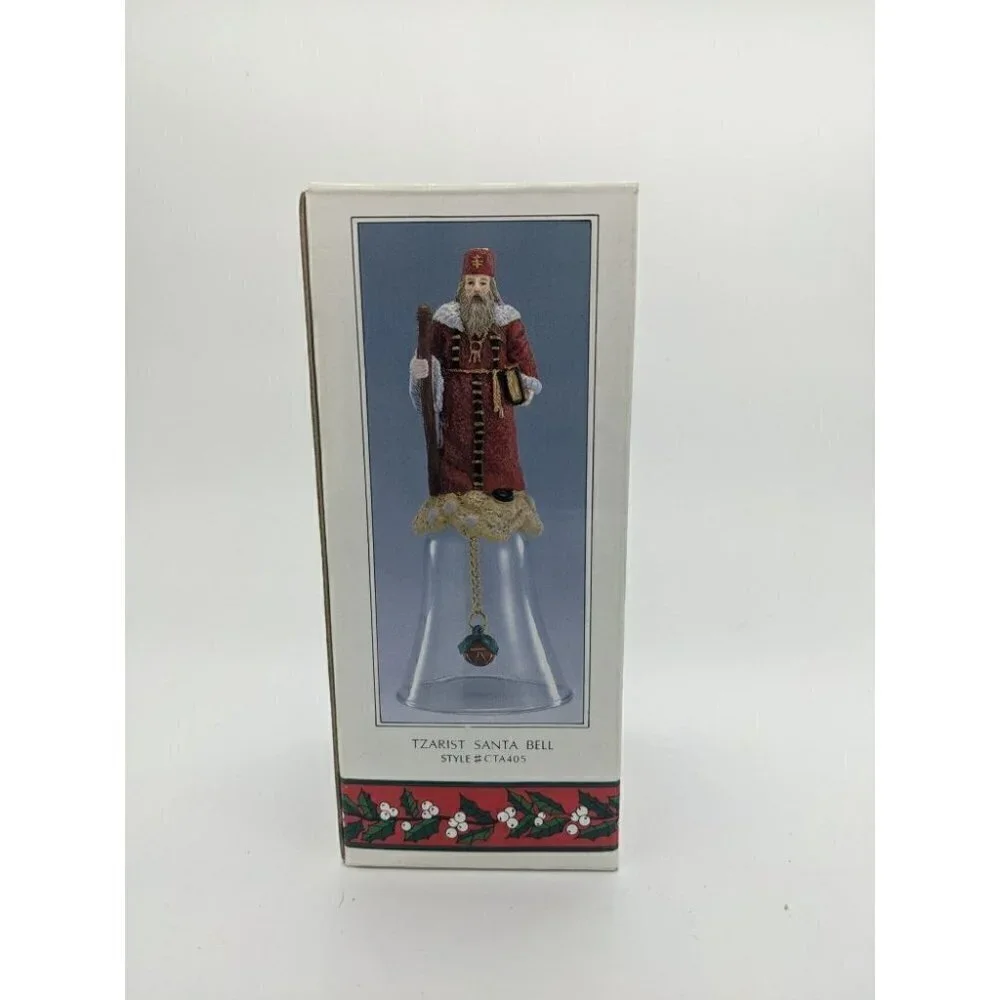 Christmas Thru The Ages Novelina Tzarist Santa Bell Style CTA405 Vintage